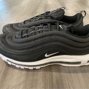 NIKE AIR MAX 97 OG SIZE 14 BLACK WHITE RUNNING JOGGING SNEAKERS 921826-001 NIB